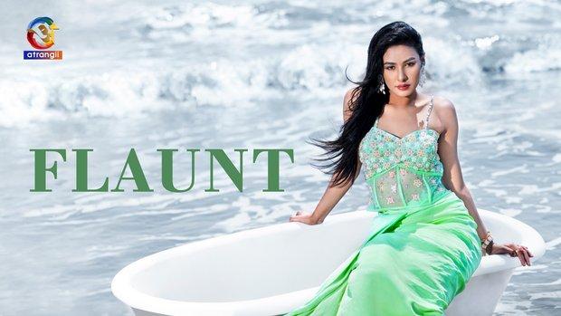 Adorable Aditi  Green Saree  2023  Solo Short Film  Flaunt