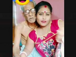 Desi Bhabhi Tiktok Fun With Oldman