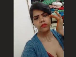 Desi Girl selfie record for bf 3 videos Part 1