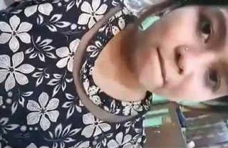 Desi indian village girl masturbating with banana and eating cum recording selfie to boyfriend part 1