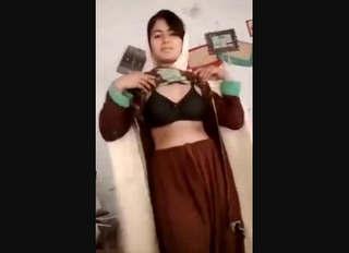 Beautiful Pathan Girl Showing Boobs