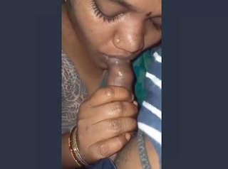 Indian Hot Desi Wife Blowjob