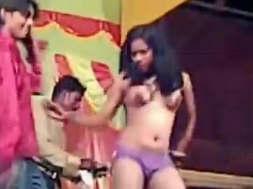 Girl Stripped Naked during Public Dance