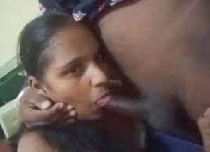 Indian Girl Blowjob and Sucking Balls