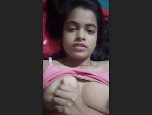 Desi Girl Horney On Bed