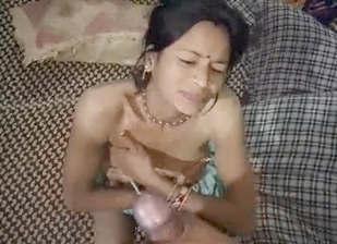 Desi Village Bhabhi Blowjob And Fucked