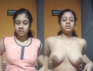 Cute Assamese Girl Shows her Boobs and Masturbating Part 2