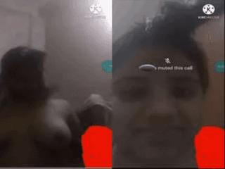 Desi girl Showing Her Boobs on Video Call