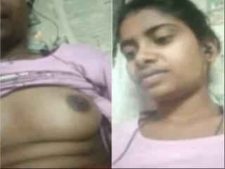 Cute Desi Girl Showing Her Boobs And Wet Pussy