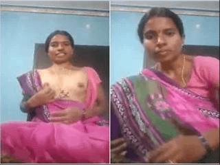 Horny Telugu Bhabhi Showing her Nude Body and Masturbating Part 2