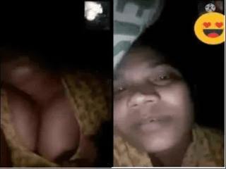 Village Girl Showing Her Boobs