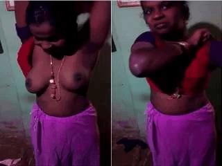 Desi Bhabhi Boobs Video Record By Hubby