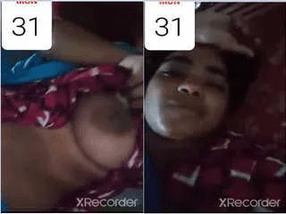 Desi Girl Shows Her Boobs on Video Call