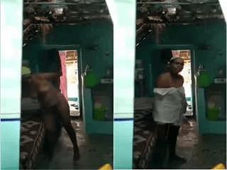 Tamil Bhabhi Cloths Wearing Video Record in Hidden Cam