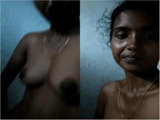 Tamil Bhabhi Shows Her Boobs and Pussy Part 1
