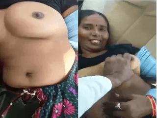 Desi Bhabhi Boobs Pressing By Hubby