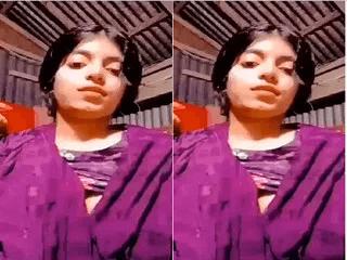 Horny Bangla Village Girl Shows Her Boobs and Pussy part 1