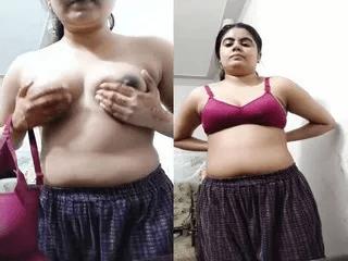 Desi Punjabi Girl Shows her Nude Body part 4