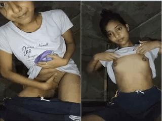 Desi Village Girl Shows her Boobs and Fingering