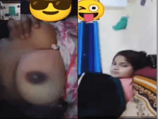 Cute Bangla Girl Shows Her Boobs On VC