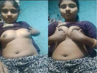 Desi Wife Nude Video Record FOr Hubby