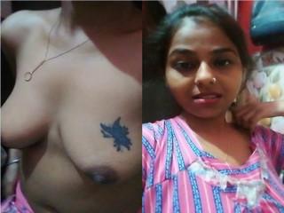 Sexy Desi Girl Shows Boobs and Pussy