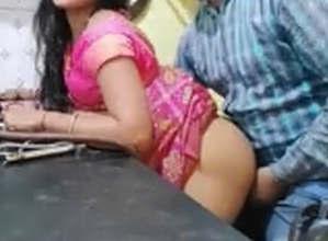 Kaamwali Bhabhi in Kitchen Fucked by Owner Hard