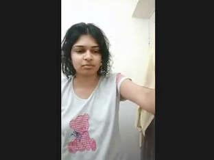 Cute Desi College Teen Selfie