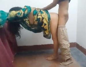 Telugu housewife always loves standing fucking session