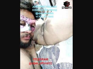 Indian young famous couple live sex showing part 1
