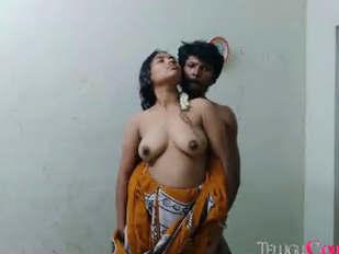 Telugu Couple Standing Fuck