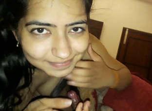 Desi Hot Bhabhi Giving Blowjob