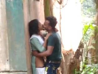 Couple Enjoying In Park