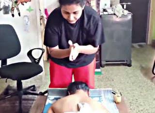 Super sexy secretly massage video captured at OOTY resort oil Spa short clip