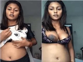 CUte tamil Girl Showing her Nude Body On Video Call Part 2