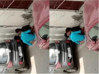 Desi Lover Out Door Kissing