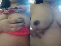 Horny Desi Bhabhi Showing Her Boobs Part 1