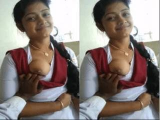 Hot Desi Girl Boobs Pressing And Fucked By Lover Part 2