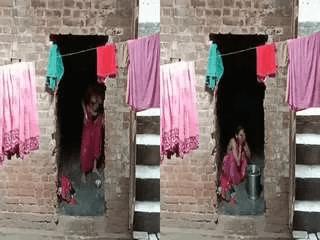 Desi Bhabhi bathing Record In Hidden Cam Part 3