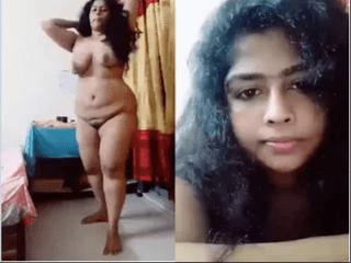 Sexy Desi Girl Shows her Boobs and Big Ass Part 2