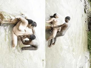 First on Net ROMANCE IN NATURE, BEAUTY OF SEX IN RIVER