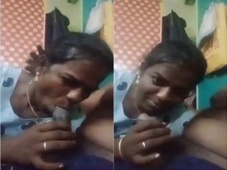 Desi Tamil Wife Blowjob