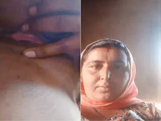 Horny Village Bhabhi Shows her Boobs and Pussy part 4