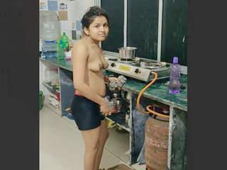 Desi college girl stripping video for bf