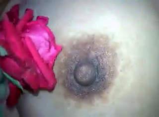 bf enjoy desi Big of girl friend with red rose