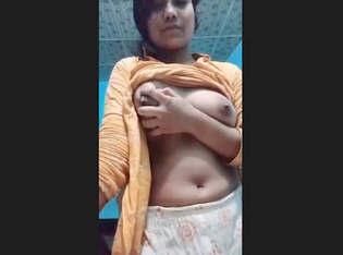 Cute Desi Girl Shows Boobs