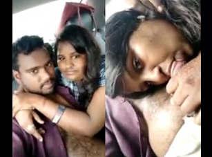 Telugu Girl Blowjob In car