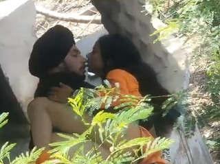 Hot Panjabi Young College Couple Outdoor Park Fucking Part 2