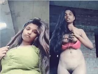 Cute Village Girl Showing Her Boobs and Pussy