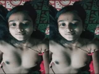 Cute Desi girl Record her Nude Selfie For Lover Part 2